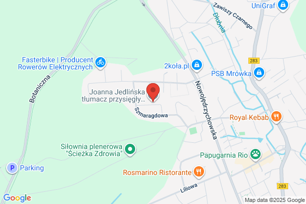 Kazik Joanna. Tlumacz przysiegly jez. angielskiego. Tlumaczenia naukowe, prawnicze
