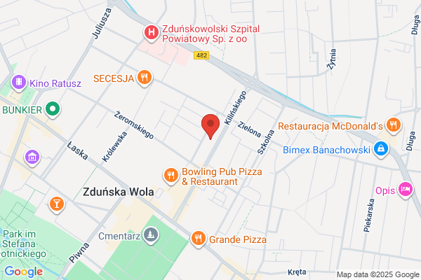 Zaklad Ubezpieczen Spolecznych. II Inspektorat z siedziba w Zdunskiej Woli