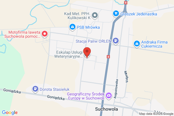 Eskulap. Gabinet weterynaryjny, wizyty domowe. Skoskiewicz M., lek. wet.