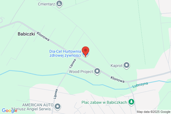 Dia-Cel. Hurtownia zdrowej zywnosci. Krawczyk M.
