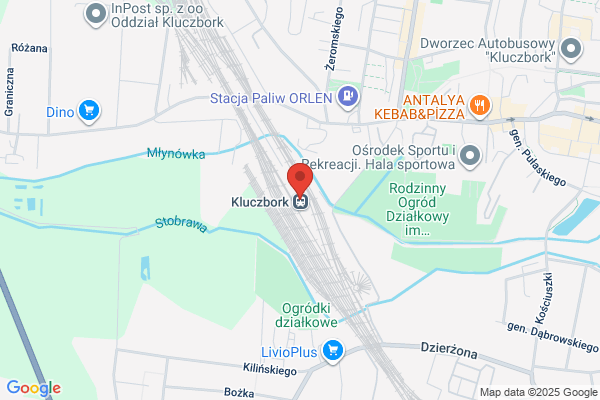 PKP. Stacja kolejowa. Kasa biletowo - bagazowa. Informacja