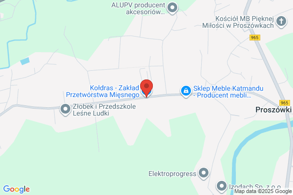 Kordek Teresa. Sklep miesny