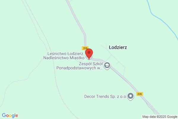 Lesnictwo Lodzierz. Nadlesnictwo Miastko