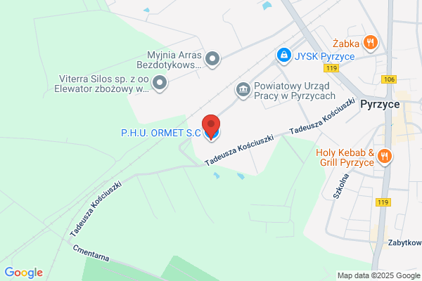 Ormet SC. PPHU. Orlinski W., Dylewski S.