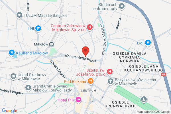 Nasieniak-Czech Anna. Gabinet stomatologiczny, protezy, wybielanie zebów