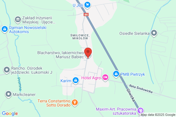 Babiec Mariusz. Blacharstwo, lakiernictwo