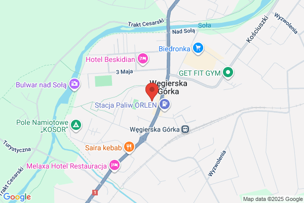 Urzad Pocztowy Wegierska Górka. Filia