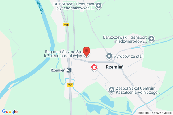 Regamet. S.j. PPHU. Boron K., Tryba W.