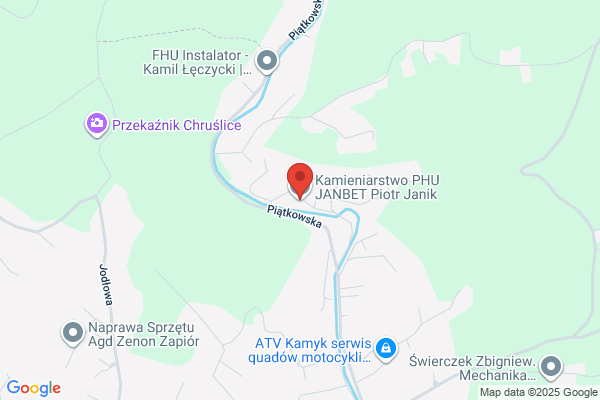 Janbet. Zaklad kamieniarski. Janik P.
