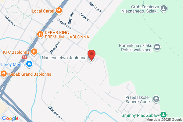 Lesnictwo Bukowiec. Nadlesnictwo Jablonna