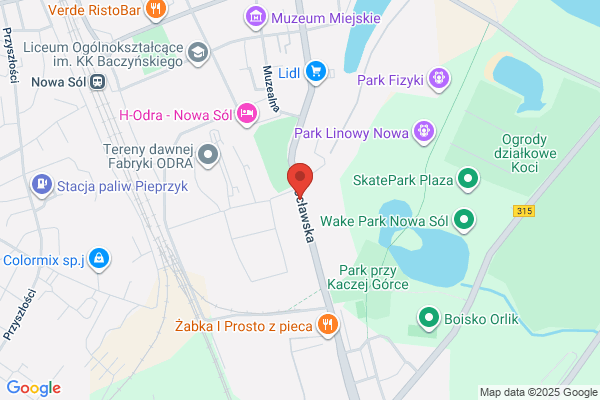 Kacza Górka. Park i obiekt sportowy Miejskiego Osrodka Sportu i Rekreacji