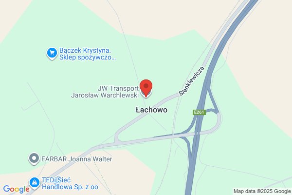 J & W. Uslugi transportowe. Laga W.