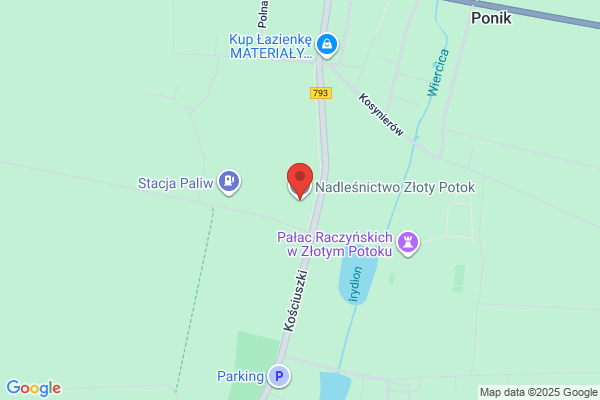 Lesnictwo Zrebice. Nadlesnictwo Zloty Potok