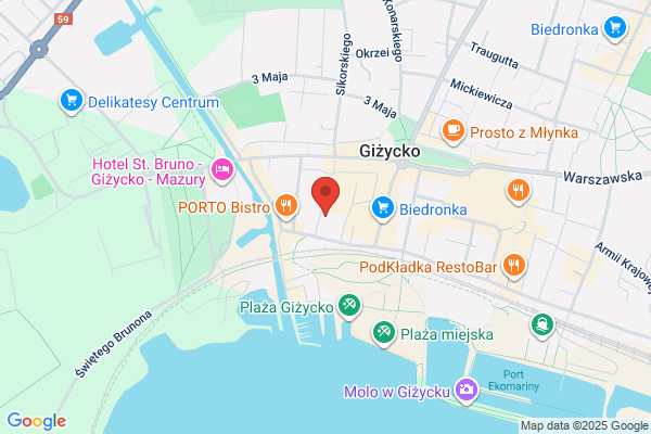 Regionalny Zarzad Gospodarki Wodnej w Warszawie. Inspektorat Gizycko. Zespól ds. Gospodarki Wodnej