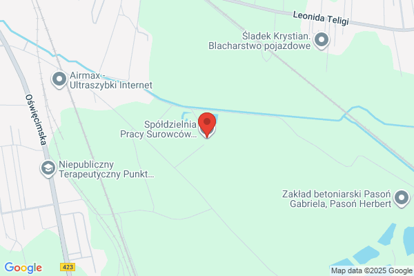 Spóldzielnia Pracy Surowców Mineralnych. Zwirownia