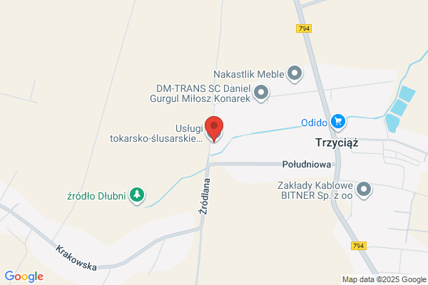 Kopijka Marian. Zaklad slusarski. Naprawa urzadzen transportowych