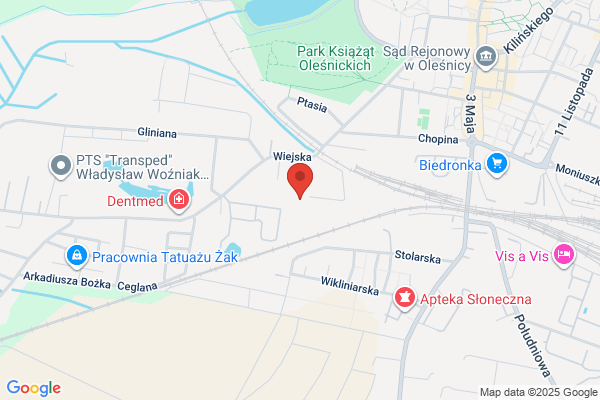 Lesnictwo Nieciszów. Nadlesnictwo Olesnica