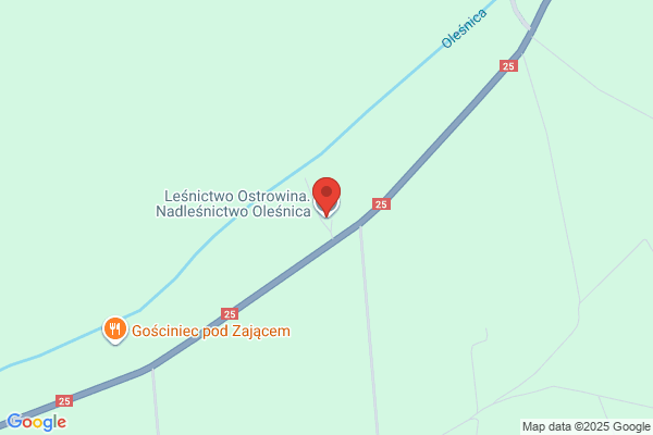 Lesnictwo Ostrowina. Nadlesnictwo Olesnica