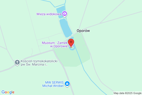 Zamek w Oporowie. Muzeum