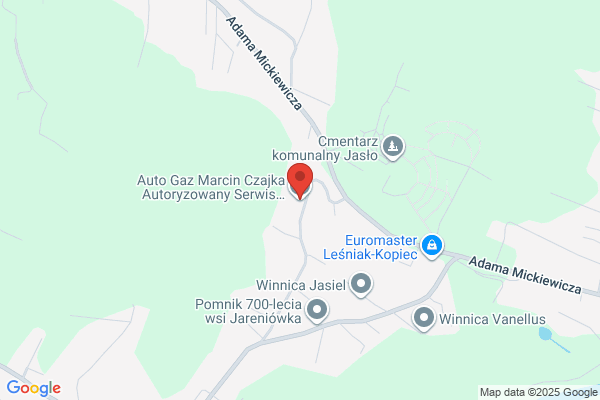Autoserwis, gaz