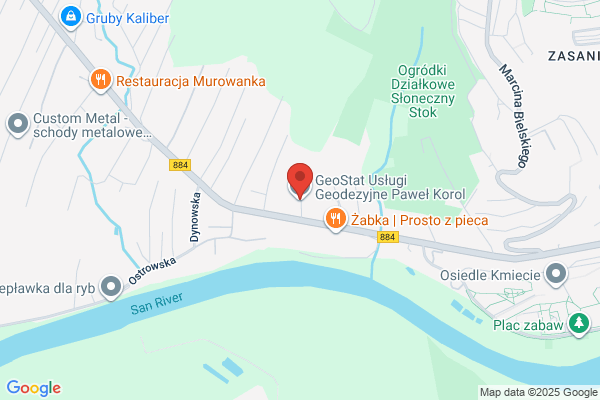 Mapa. Firma uslug geodezyjno - kartograficznych. Korol M.