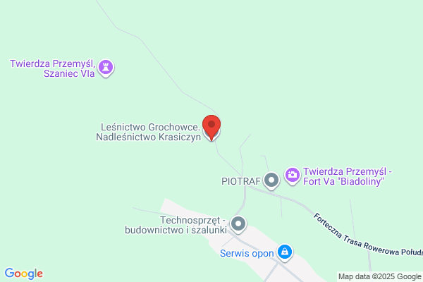 Lesnictwo Grochowce. Nadlesnictwo Krasiczyn