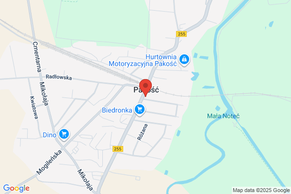Regionalny Zarzad Gospodarki Wodnej w Poznaniu. Inspektorat w Bydgoszczy. Nadzór wodny Pakosc