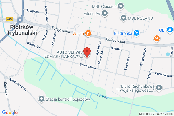 AUTO-SERWIS EDMAR. Mechanika, blacharstwo i lakiernictwo. Bednarski M., Trajdos E.