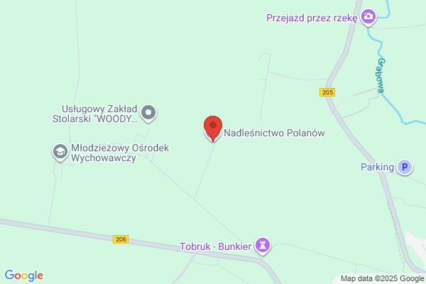Lesnictwo Wielin. Nadlesnictwo Polanów