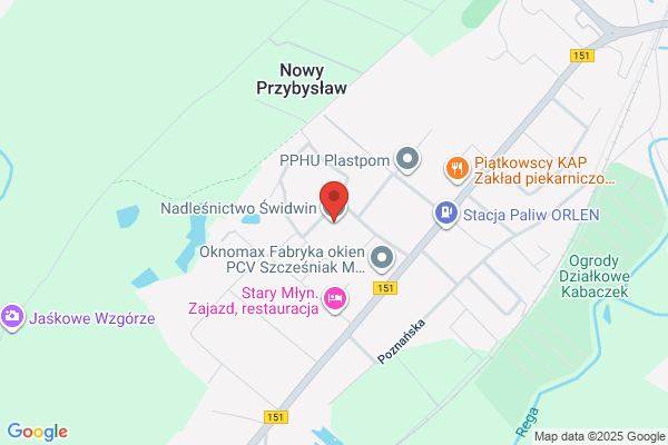 Lesnictwo Bronowo. Nadlesnictwo Swidwin