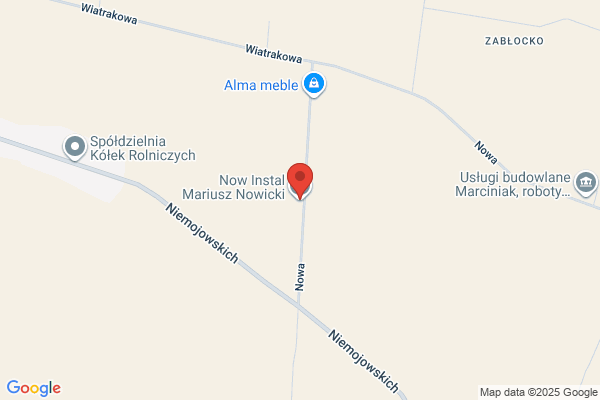 Nowicki Wlodzimierz. Zaklad instalatorstwa sanitarnego, gazowego i c.o.