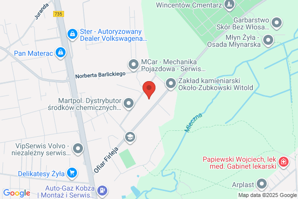 Wabik Zenobia. Produkcja nagrobków. Kamieniarstwo