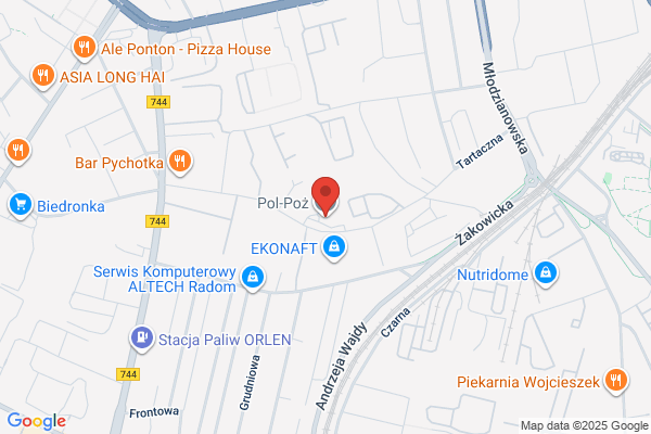 Pol-Poz SC. Konserwacja sprzetu gasniczego, rozlewnia dwutlenku wegla