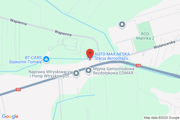 Auto-Max-Neska. Sprzedaz czesci nowych i uzywanych do samochodów zachodnich