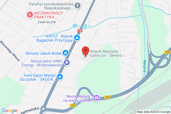 Artech Rybnik. Sp. z o.o. Maszyny górnicze