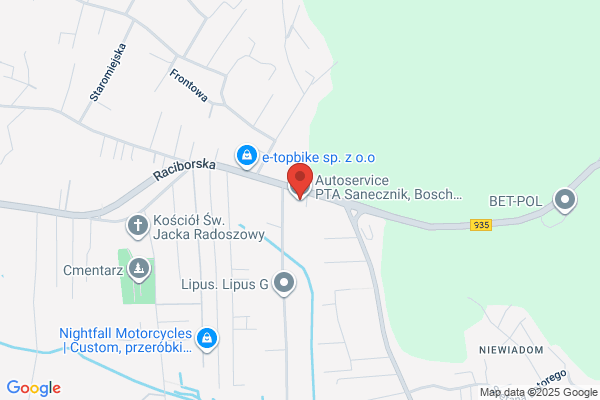 Auto-Service. P.T.A. Sanecznik. Blacharstwo, lakiernictwo, mechanika