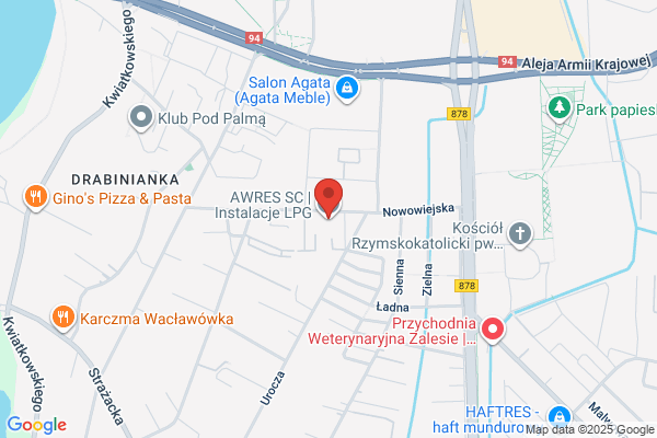 Awres SC. Montaz samochodowych instalacji gazowych