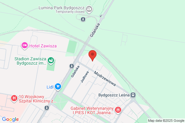 Modrzew. Stacja obslugi samochodów. Plinski F.