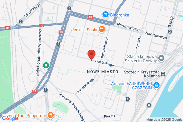Maska. Dystrybutor sorbentu