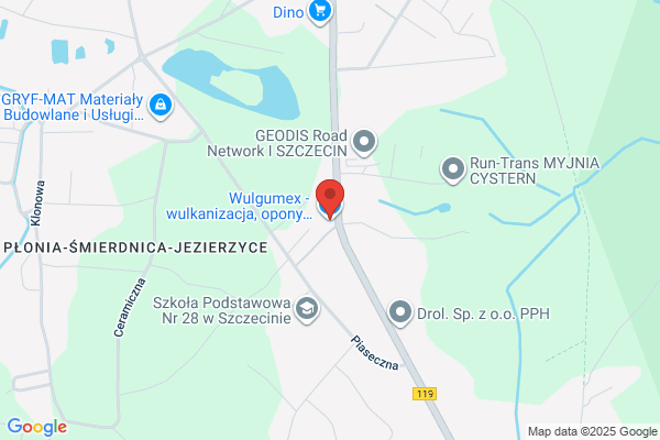 Wulgumex. Sp. z o.o. Sprzedaz i serwis opon. Mechanika pojazdowa