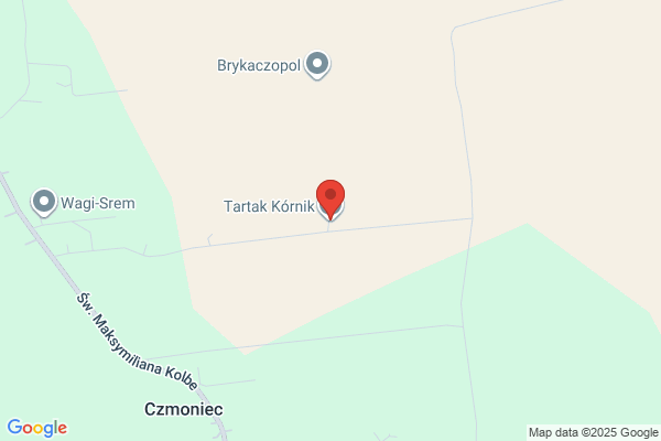 Kornik. Tarcica, drewno kominkowe, transport