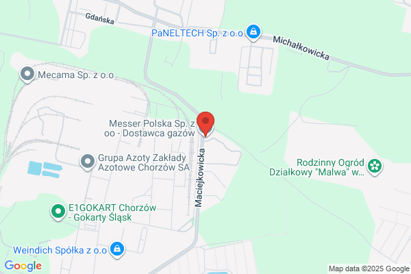 Messer Polska. Sp. z o.o. Sklad gazów technicznych