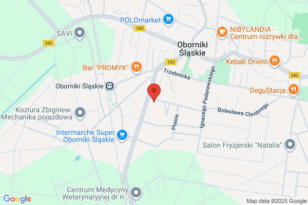 Lesnictwo Prusice. Nadlesnictwo Oborniki Slaskie
