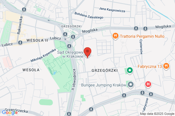Sad Rejonowy dla Krakowa - Sródmiescia w Krakowie. Zamiejscowy Wydzial XIII Grodzki
