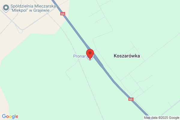 Pronar. Hurtownia olejów. Stacja paliw