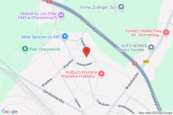 Geo-Wod. Uslugi geodezyjno - kartograficzne. Dabek K.
