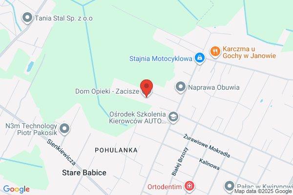 Zacisze. Dom opieki. Calodobowa opieka pielegniarska