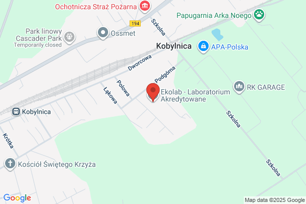 Ekolab. Sp. z o.o. Ochrona srodowiska, pomiary i analizy