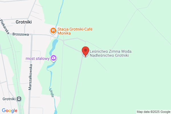 Lesnictwo Zimna Woda. Nadlesnictwo Grotniki
