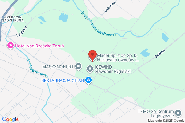 Mager. Hurtownia owoców i warzyw. Import, eksport